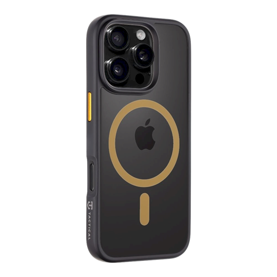 Picture of Tactical MagForce Hyperstealth 2.0 Cover for iPhone 16 Pro / black/yellow