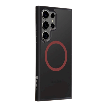 Изображение Tactical MagForce Hyperstealth 2.0 Cover for Samsung Galaxy S24 Ultra / black/red