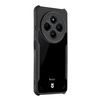 Изображение Tactical Quantum Stealth Cover for Xiaomi Redmi 14C 4G/A4 5G/Poco C75 / clear/black