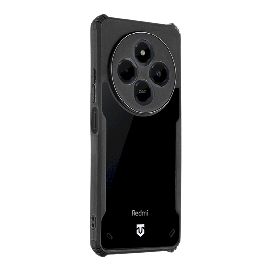 Изображение Tactical Quantum Stealth Cover for Xiaomi Redmi 14C 4G/A4 5G/Poco C75 / clear/black