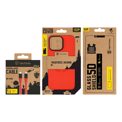 Изображение Tactical Red Limited Edition Combo Protective Set for Apple iPhone 14 Pro Max / red