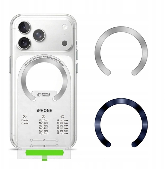 Изображение TECH-PROTECT MMP-210 MAGNETIC MAGSAFE RING 2-PACK DEEP BLUE & SILVER