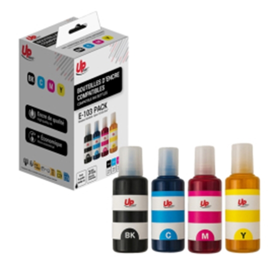 Picture of Tinšu komplekts UPrint Epson 103 PACK Black Cyan Magenta Yellow