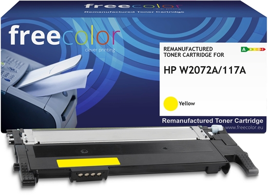 Picture of Toner Freecolor Toner HP 117A (W2072A) yellow 700 stron remanufactured