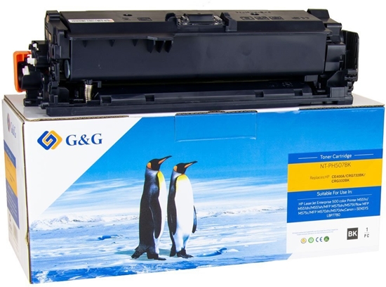 Picture of Toner G&G G&G kompatybilny toner z HP CE400A, NT-PH507BK(CE400A), HP 507A, black, 5500s