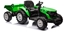 Picture of Traktor Na Akumulator HC-306 Z Przyczep Jasno Zielony 24V