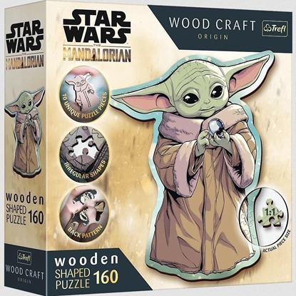 Изображение Trefl PUZZLE 160EL TREFL WOOD CRAFT STAR WARS YODA PUD