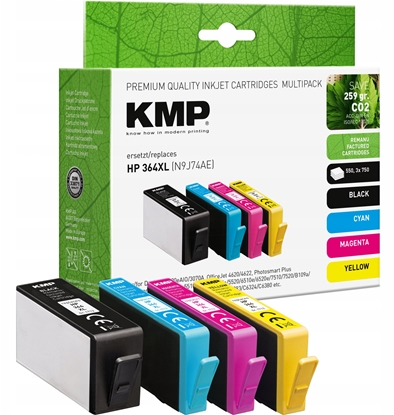 Изображение Tusz HP KMP kartrid Nr.364XL N9J74AE bk,c,m,y remanufactured