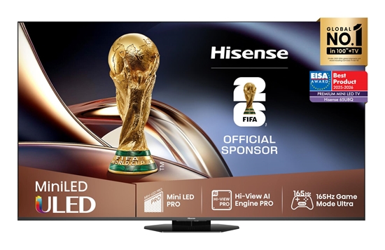 Picture of TV Set|HISENSE|65 "|4K Ultra HD|3840 x 2160 pixels|Flat|16:9|ULED|65U8Q