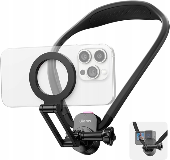 Picture of Uchwyt Na Szyj Pov Na Magnes Magsafe Do Telefonu Gopro Dji Insta360 Ulanzi / Mg14