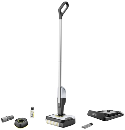 Attēls no Vacuum Cleaner|KARCHER|dry&wet|Electric broom|Grey/White/Black|Bagless|Battery| 2.3 kg|1.056-200.0