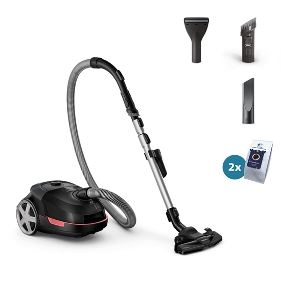 Picture of Vacuum Cleaner|PHILIPS|XD5123/10|Bagged|900 Watts|Capacity 4 l|Noise 77 dB|Black|Weight 4.6 kg|XD5123/10