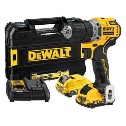 Picture of Akumulatora triecienurbjmašīna-skrūvgriezis DeWalt DCD706D2-QW; 12 V; 2x2,0 Ah akum.