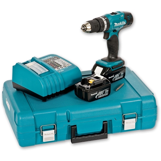Picture of Wiertarko-wkrtarka Makita DHP453RFE 18 V 2 x akumulator 3 Ah