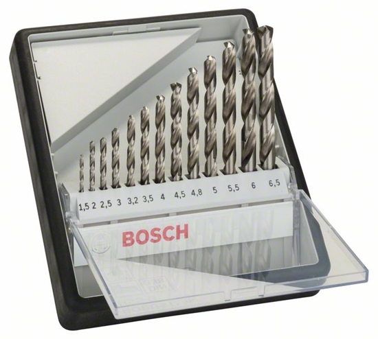 Изображение Wierto Bosch Bosch RobustLine 13 pcs. HSS-G 135 ° drill - 2607010538