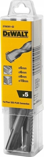 Picture of Wierto Dewalt do betonu SDS+ 5 6 10 8mm 5szt. (DT60301-QZ)