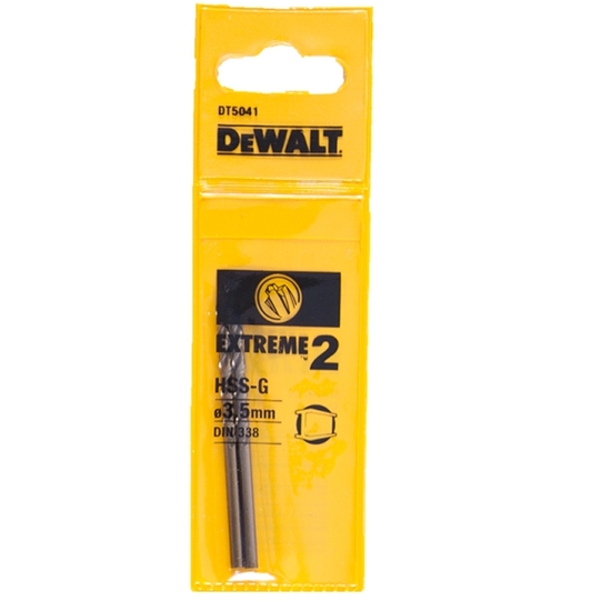 Picture of Wierto Dewalt do metalu HSS walcowe 3,5mm 2szt. (DT5041-QZ)