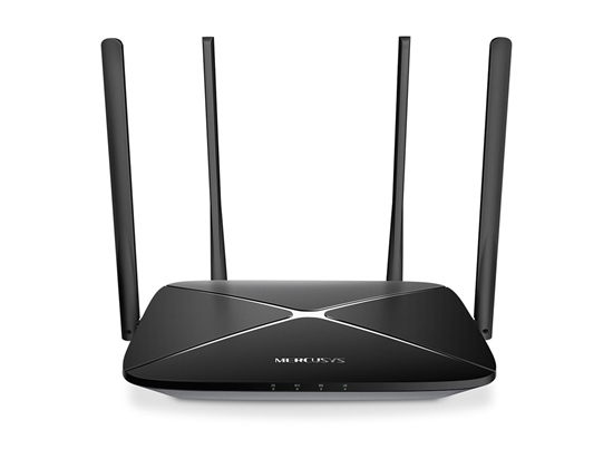 Picture of Wireless Router|MERCUSYS|Wireless Router|1167 Mbps|LAN \ WAN ports 4|Number of antennas 4|AC12G