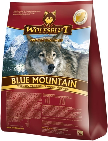 Изображение Wolfsblut Dog Blue Mountain dziczyzna i owoce lene 2kg
