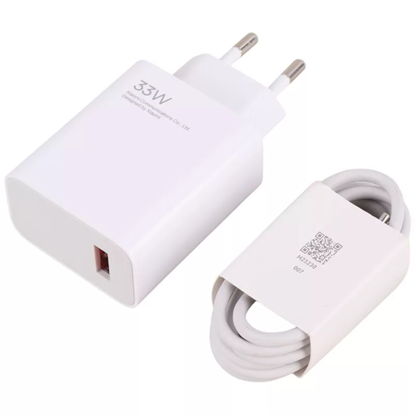 Изображение Xiaomi MDY-16-EF USB-A 33W lādētājs + USB-C kabeli