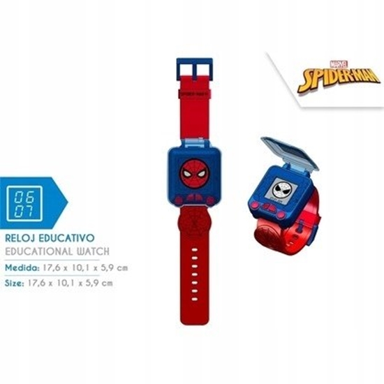 Picture of Zegarek edukacyjny z grami Spiderman