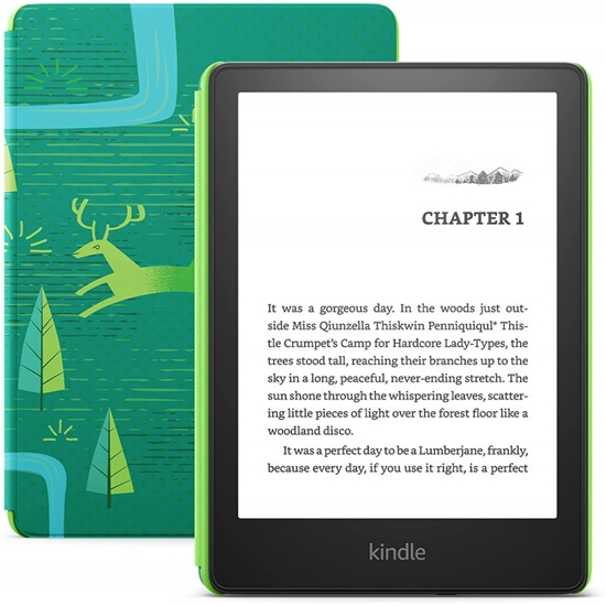 Изображение Czytnik Amazon Kindle Paperwhite Kids Jewel Forest (CH00196)