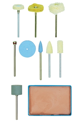 Picture of 10 daļu pulēšanas komplekts Proxxon 28285