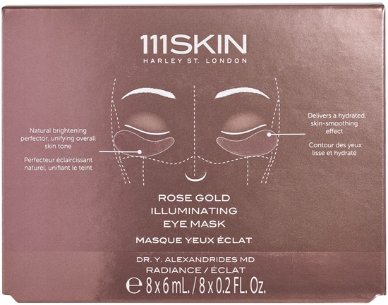 Picture of 111SKIN_Rose Gold Illuminating Eye Masks maska pod oczy 8x6ml