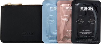 Attēls no 111SKIN_SET etsetter Eye Mask Trio Rose Gold Illuminating Eye Mask + Cryo De-Puffing Eye Mask + Celestial Black Diamond Eye Mask