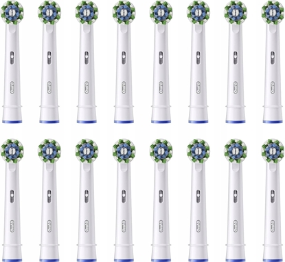 Picture of 16x kocówka Oral-B Pro Cross Action do szczoteczki elektrycznej biae 100%