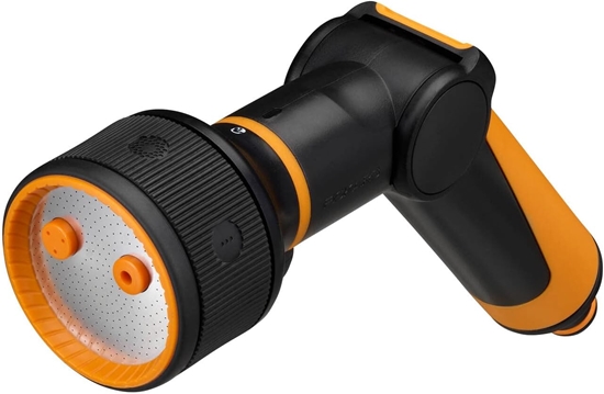Picture of 3-function watering gun, thumb-operated