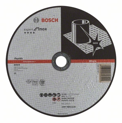 Picture of Abrazīvais griešanas disks Bosch; 230x1,9 mm metālam