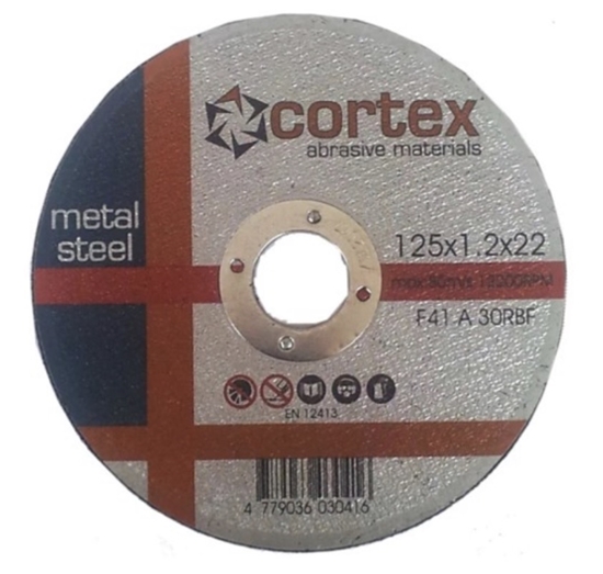 Picture of Abrazīvais griešanas disks Cortex 18203; 125x1,2x22,2 mm