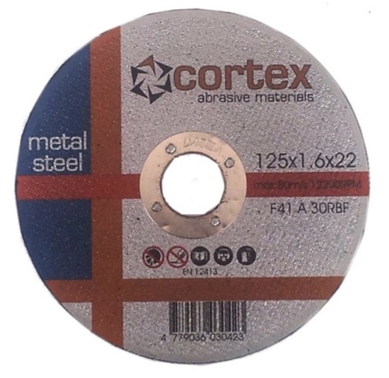 Picture of Abrazīvais griešanas disks Cortex 18204; 125x1,6x22,2 mm