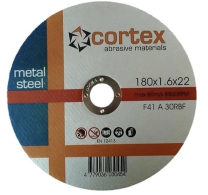 Picture of Abrazīvais griešanas disks Cortex 18207; 180x1,6x22,2 mm