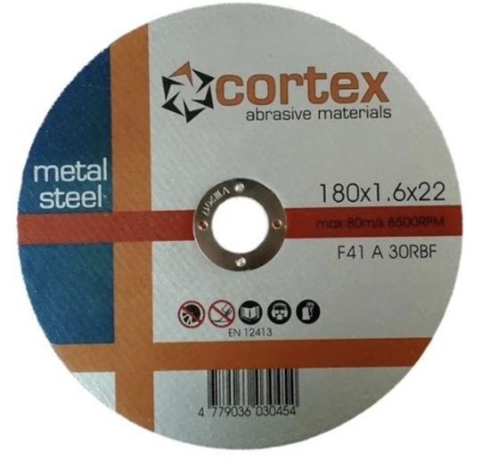 Picture of Abrazīvais griešanas disks Cortex 18207; 180x1,6x22,2 mm