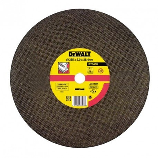 Picture of Abrazīvais griešanas disks DeWalt DT3450-QZ; 355 mm
