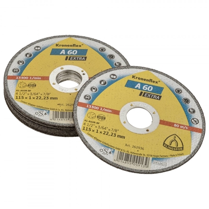 Picture of Abrazīvais griešanas disks Klingspor 310499; 115x1 mm; 10 gab.