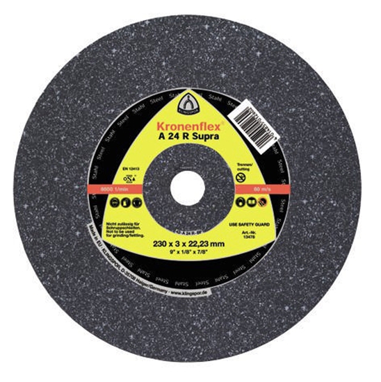 Picture of Abrazīvais griešanas disks Klingspor A 24 R Supra; 230x3 mm; FL; 25 gab.