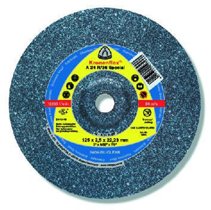 Picture of Abrazīvais griešanas disks Klingspor A 24 R/36 Special; 180x3 mm; 25 gab.