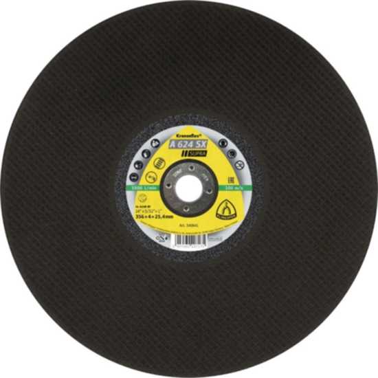 Picture of Abrazīvais griešanas disks Klingspor A 624 SX Supra; 406x4 mm; 10 gab.