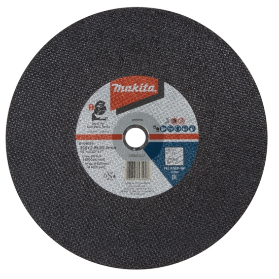 Picture of Abrazīvais griešanas disks Makita B-64696-5; 335x2,5 mm; 5 gab; metālam