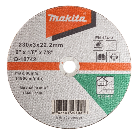 Picture of Abrazīvais griešanas disks Makita C30S; 230x3 mm