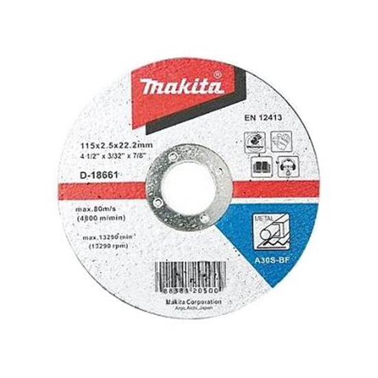 Picture of Abrazīvais griešanas disks Makita INOX WA 60 T; 115x1,2 mm