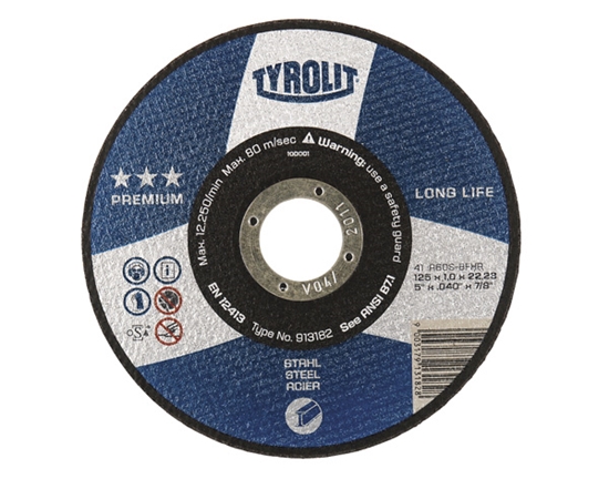 Изображение Abrazīvais griešanas disks Tyrolit A 30 S BFXA; 125x2 mm; 1 gab.