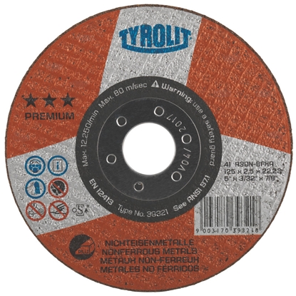 Picture of Abrazīvais griešanas disks Tyrolit A24O-BFXM; 350 mm