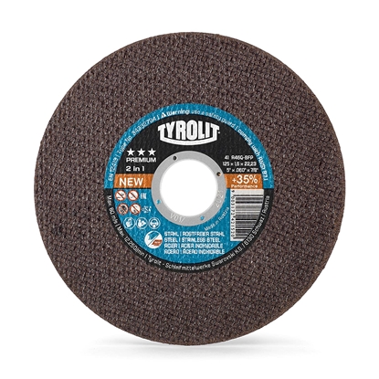 Picture of Abrazīvais griešanas disks Tyrolit Premium 2in1; 125x1,6 mm
