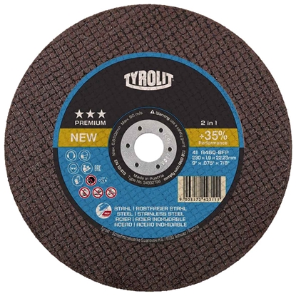 Picture of Abrazīvais griešanas disks Tyrolit Premium 2in1; 230x1,9 mm