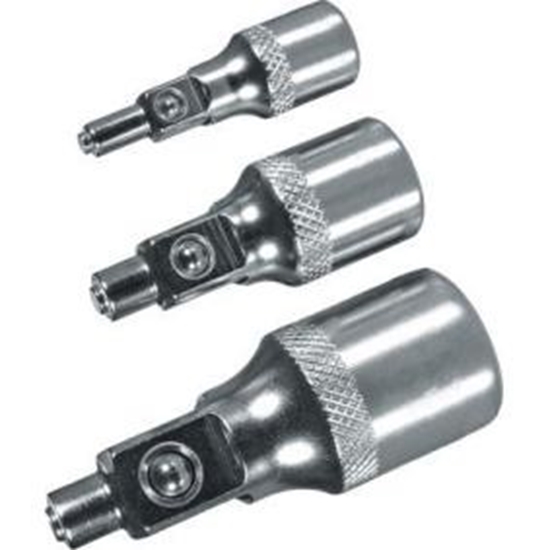 Изображение Adapteru komplekts Condor Werkzeug C20703; 1/4''; 3/8''; 1/2''; 3 gab.