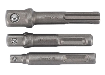 Picture of Adapteru komplekts Condor Werkzeug C4702; 1/4''; 3/8''; 1/2''; 3 gab.